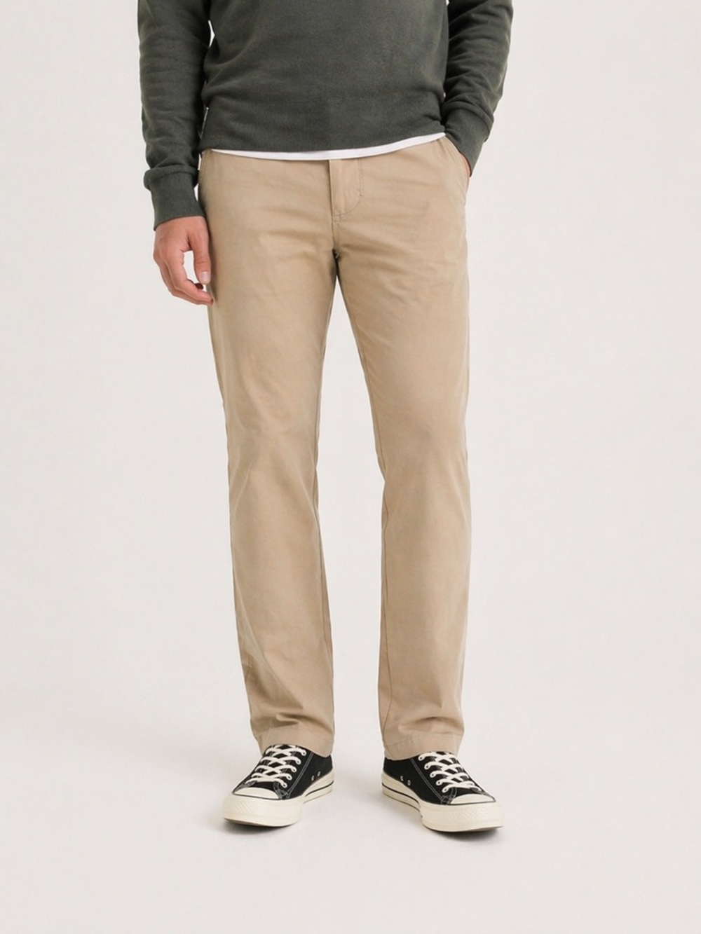 Dockers Straight Fit Khaki Chino Pants Mens 32x32 Beige WaterLess